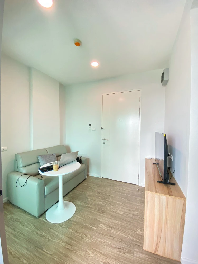 Happy Condo DonMueang the Terminal for rent, a room with partitions, perfectly divided into spaces, comes with a great price, reserve now, don't miss