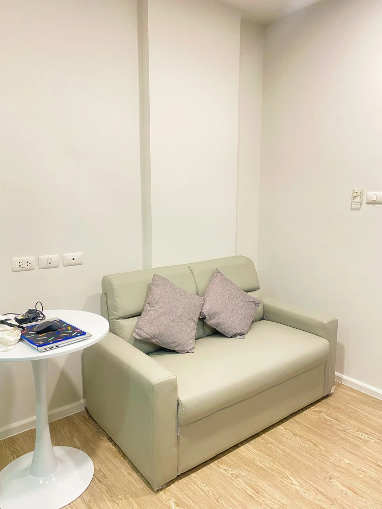 Happy Condo DonMueang the Terminal for rent, a room with partitions, perfectly divided into spaces, comes with a great price, reserve now, don't miss