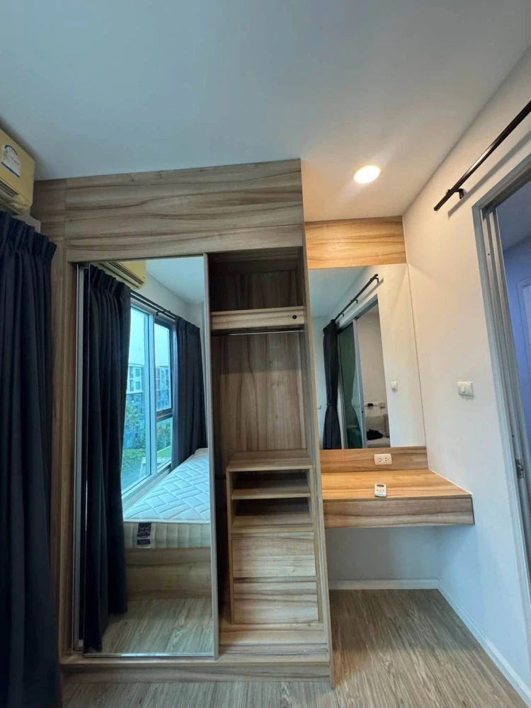 For rent: Happy Condo DonMueang The Terminal, 7th floor, with communal pool view, fully furnished and ready to move in.
