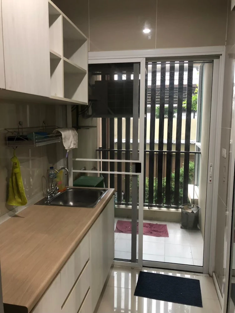 For rent Happy Condo Ladprao 101 1 bedroom 1 bathroom, fully furnished, garden view, book now