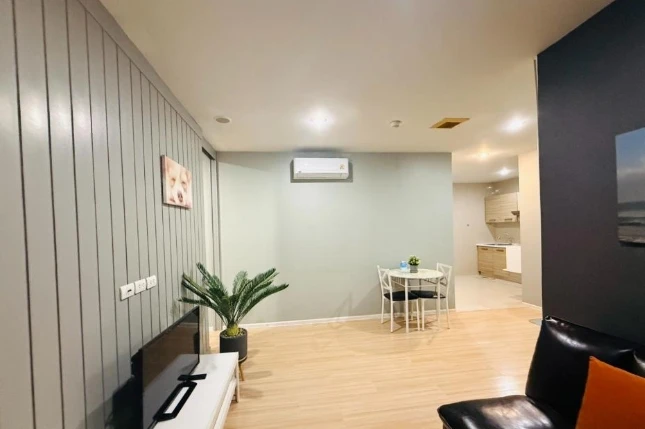 Happy Condo Ladprao 101 for rent, 6th floor, city view, beautiful room, fully furnished. Book now!