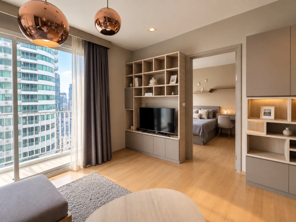 For Rent: HQ Thonglor, 23rd floor, city view, fully furnished. Book now—don't miss out!