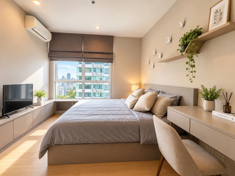 For Rent: HQ Thonglor, 23rd floor, city view, fully furnished. Book now—don't miss out!
