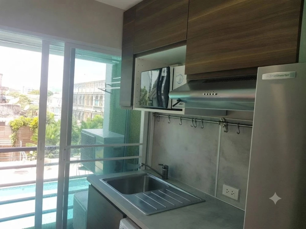 For rent: Humble Living @ Fuengfu, 3rd floor, pool view. Fully furnished. Book now!