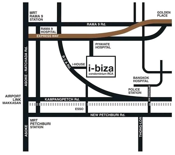 For rent: i-biza Condominium RCA. Spacious room with a comfortable, not-too-low ceiling – unlike typical condos. Book now!