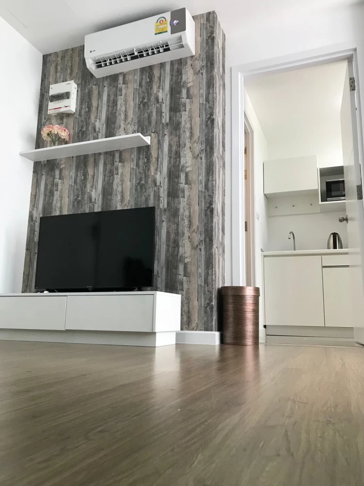 For rent: I Condo Salaya 2, 2 rooms, clearly separated, well-divided zones, fully furnished and equipped with appliances. Hurry and reserve today!