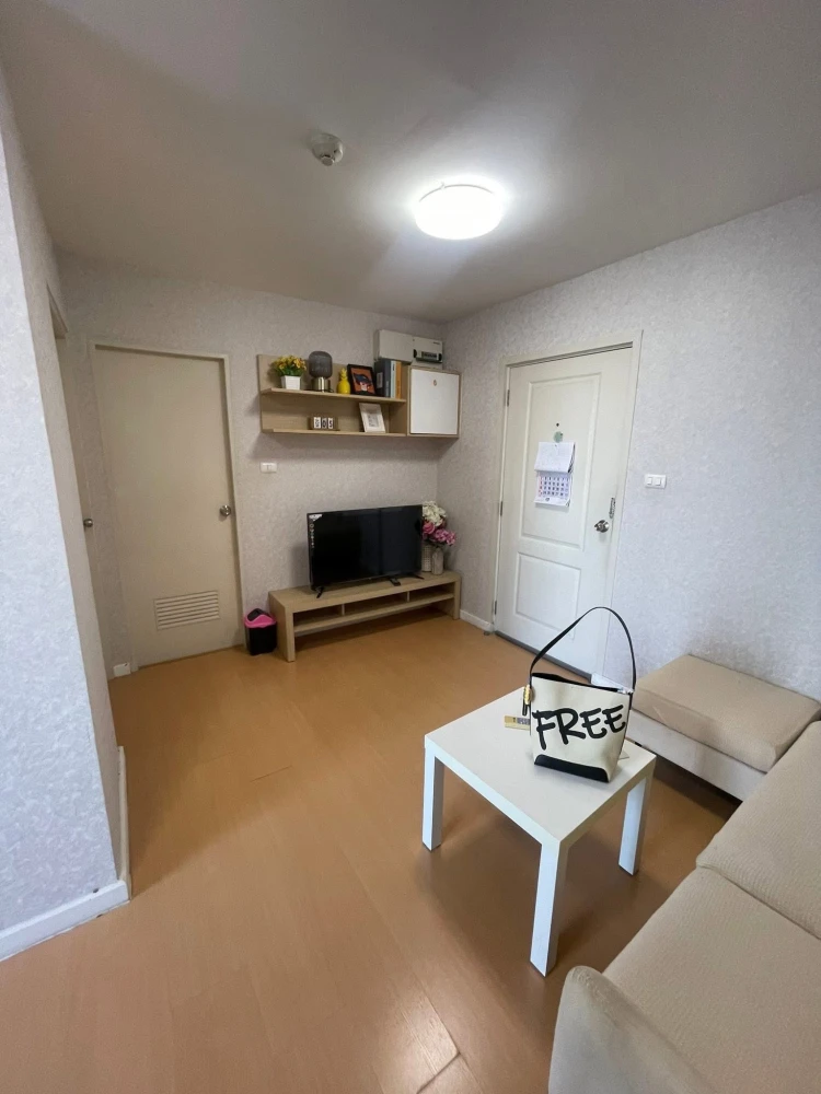 ให้เช่า I Condo Sukhumvit 105 มีเฟอร์จัดเต็ม ตกแต่งทั้งห้องพร้อมเข้าอยู่ ดีแบบนี้จองเลย