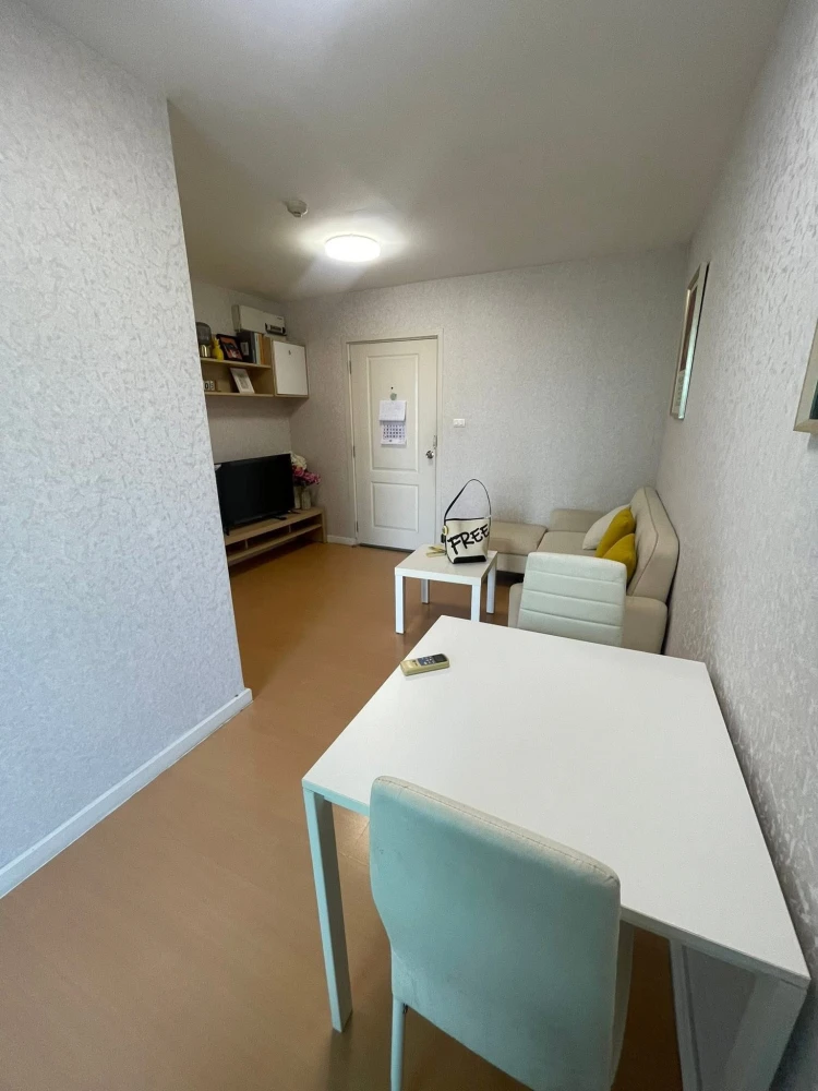 ให้เช่า I Condo Sukhumvit 105 มีเฟอร์จัดเต็ม ตกแต่งทั้งห้องพร้อมเข้าอยู่ ดีแบบนี้จองเลย