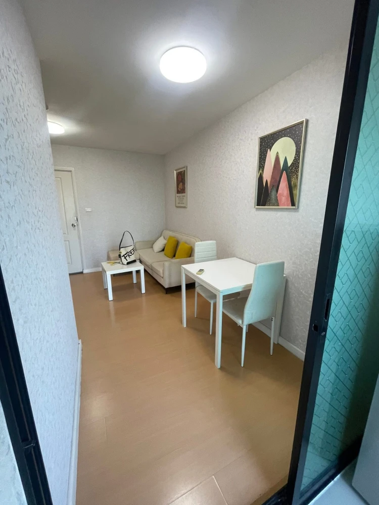 ให้เช่า I Condo Sukhumvit 105 มีเฟอร์จัดเต็ม ตกแต่งทั้งห้องพร้อมเข้าอยู่ ดีแบบนี้จองเลย