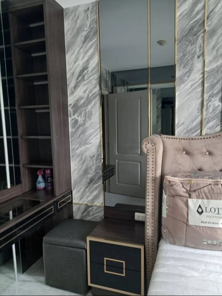 For rent: I Condo Sukhumvit 105, fully furnished and ready to move in. High-quality built-in furniture. Great value! Book now!