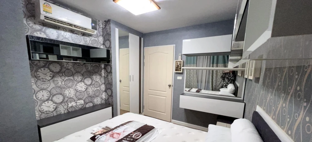 For rent: iCondo Salaya, 1 bedroom, 1 bathroom, beautiful wallpaper, fully furnished, hurry and reserve now!