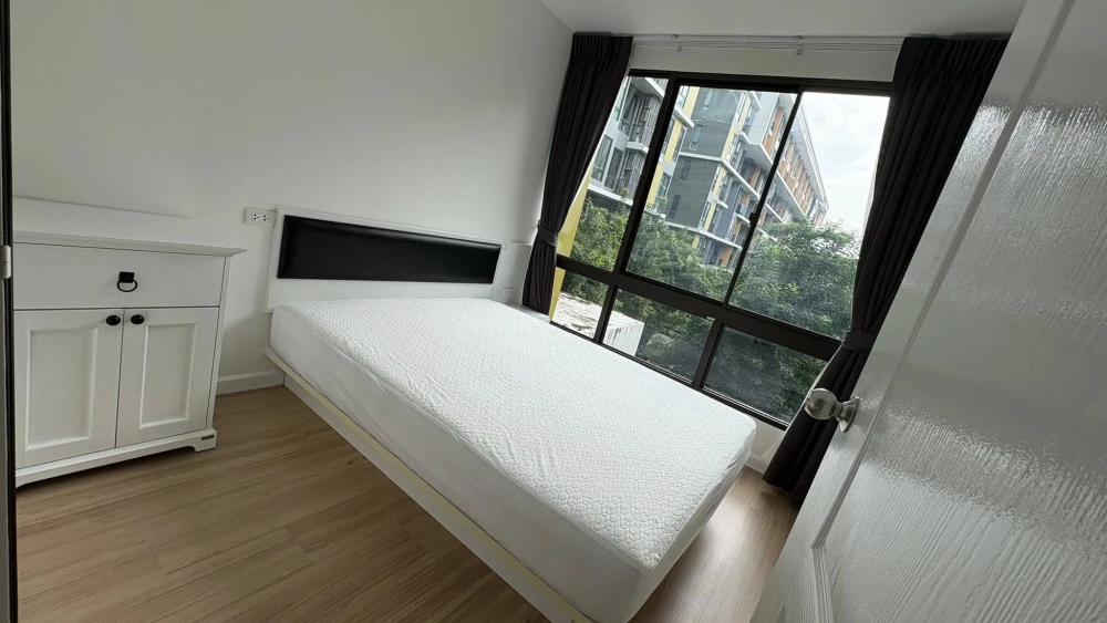 For rent: iCondo Sukhumvit 103, 3rd floor, fully furnished, nice room, reserve now, don't miss out!