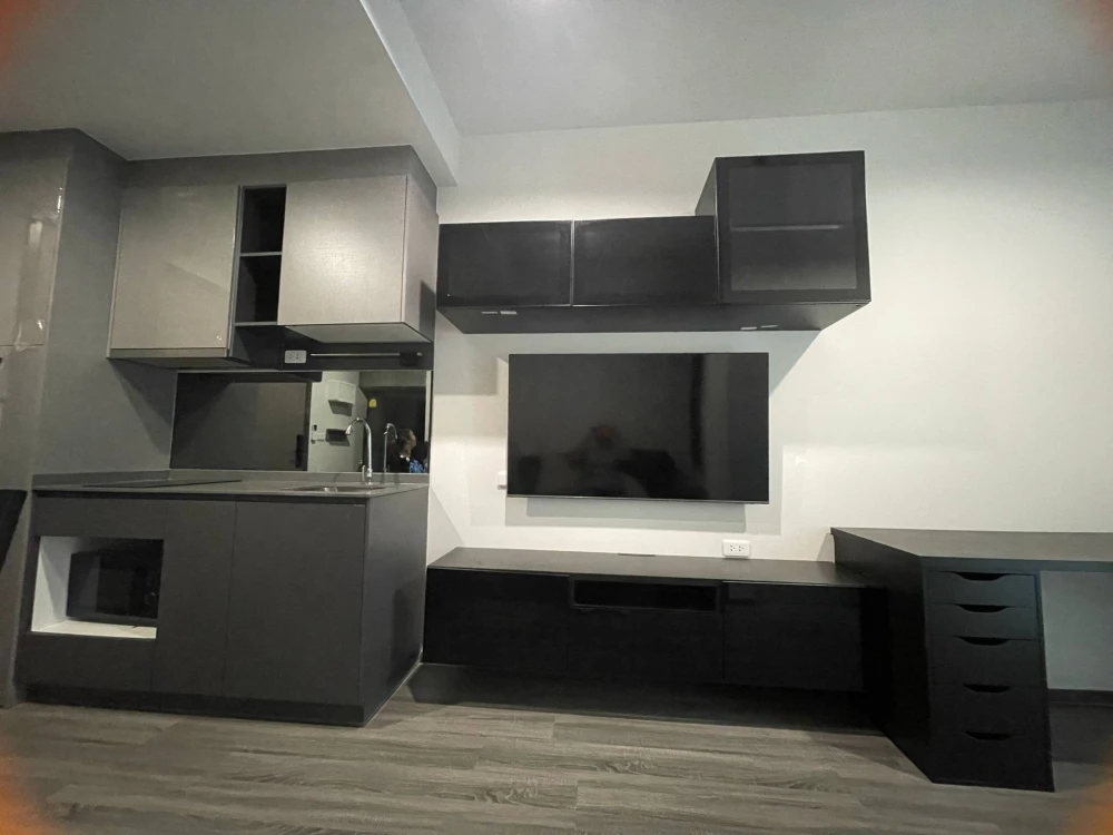 For rent: Ideo Chula Samyan, 1 bedroom, 1 bathroom, fully furnished, good location, convenient transportation, hurry and reserve now!