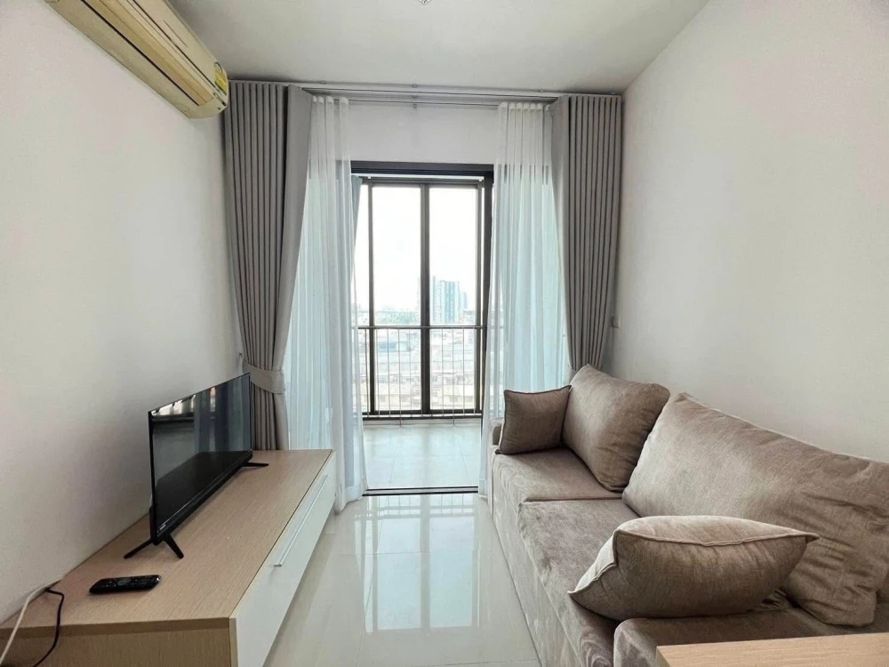 For rent: Ideo Mix Sukhumvit 103, 10th floor, unobstructed view, fully furnished with appliances. A must-see!