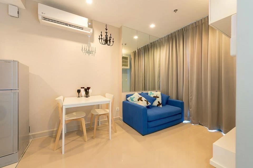 ให้เช่า Ideo Mobi Rama 9 ห้องแต่งน่าอยู่ เฟอร์ เครื่องใช้ไฟฟ้าครบ มาอต่ตัวเข้าอยู่ได้เลย อย่าพลาด