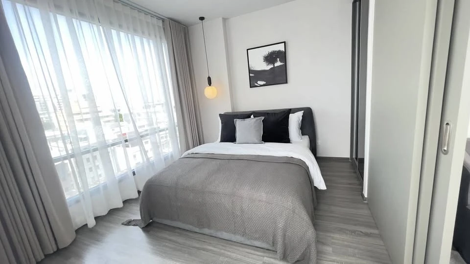 For rent: Ideo Mobi Rangnam, ready to move in, fully furnished + complete electrical appliances, spacious room, comfortable to live in, reserve now.