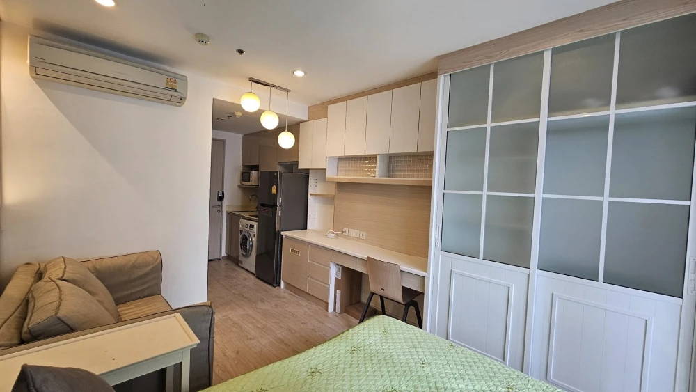 For rent: Ideo Q Chula–Samyan, studio room, good location, fully furnished. With this kind of goodness, what are you waiting for?