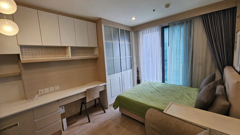 For rent: Ideo Q Chula–Samyan, studio room, good location, fully furnished. With this kind of goodness, what are you waiting for?