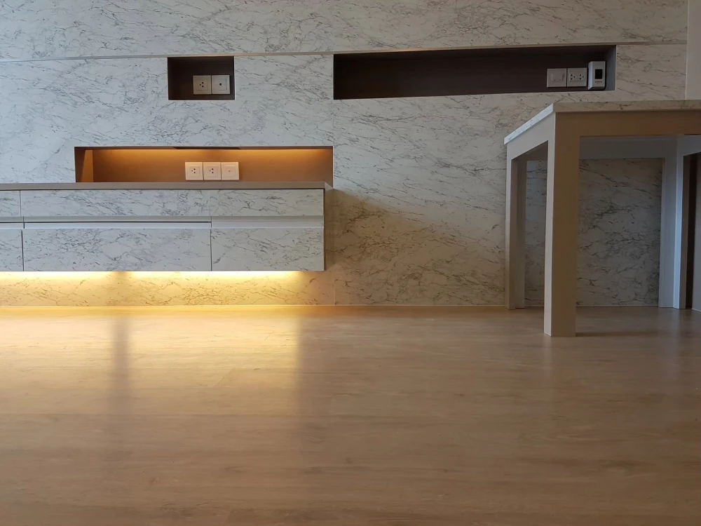 For rent: Ideo Q Ratchathewi, fully furnished with built-in furniture, north-facing view, ready to move in.