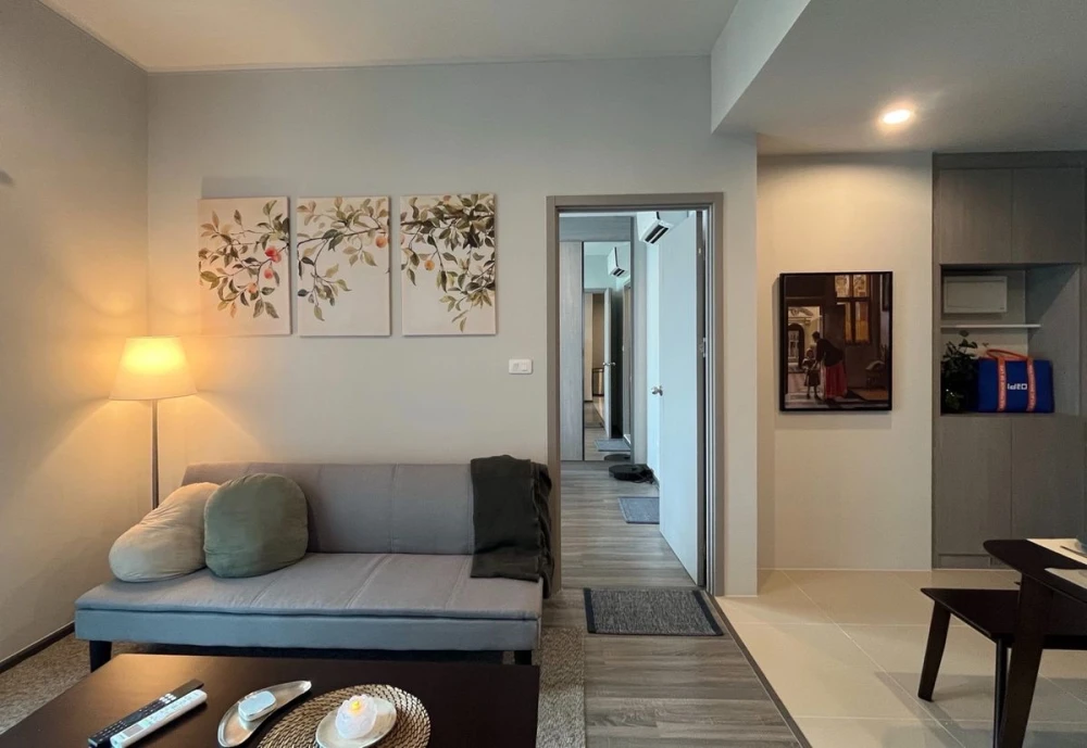 For rent: Ideo Ramkhamhaeng - Lam Sali Station, 2 bedrooms, fully furnished, nice to live in, book now, urgently.