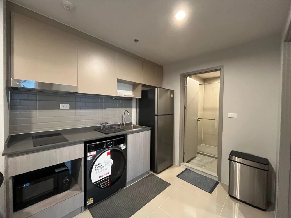 For rent: Ideo Ramkhamhaeng - Lam Sali Station, 2 bedrooms, fully furnished, nice to live in, book now, urgently.