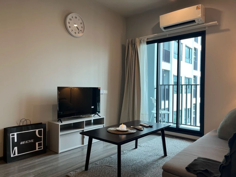 For rent: Ideo Ramkhamhaeng - Lam Sali Station, 2 bedrooms, fully furnished, nice to live in, book now, urgently.