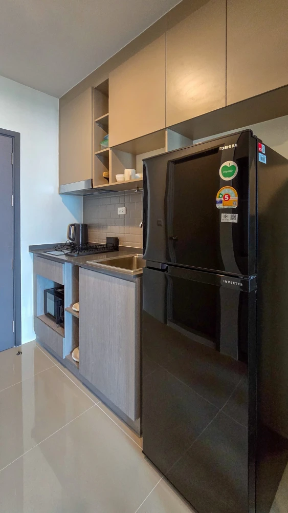 For rent: Ideo Ramkhamhaeng - Lam Sali Station, 14th floor, pool view, beautiful room, fully furnished, reserve now.