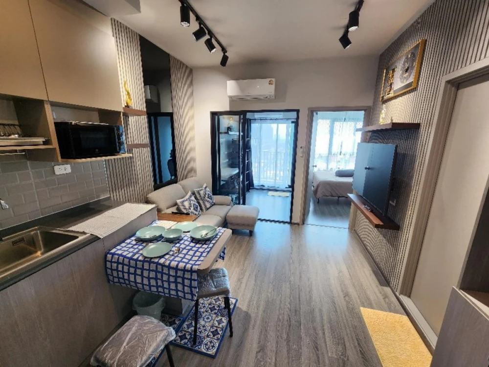 For rent: Ideo Ramkhamhaeng - Lam Sali Station, 15th floor, nice room, fully furnished, reserve now, hurry!