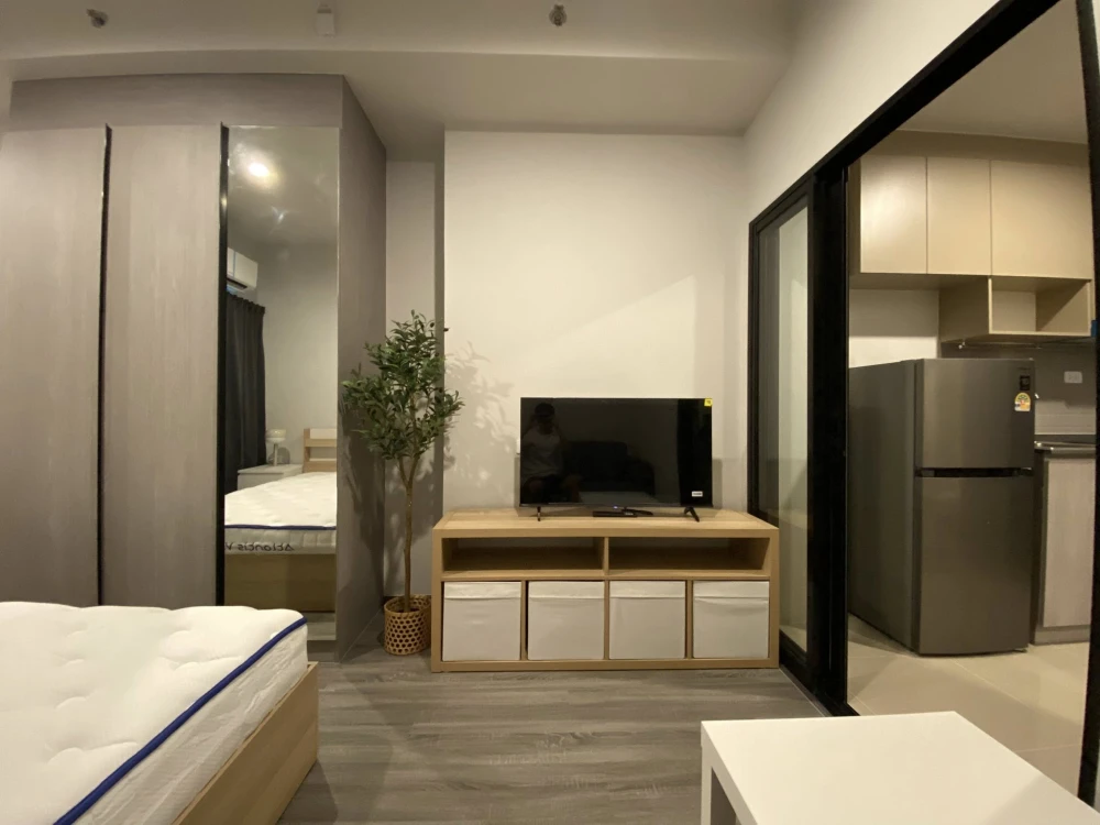 For rent: Ideo Ramkhamhaeng - Lam Sali Station, 18th floor, nice room, fully furnished, reserve now!