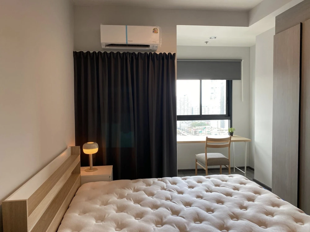 For rent: Ideo Ramkhamhaeng - Lam Sali Station, 18th floor, nice room, fully furnished, reserve now!