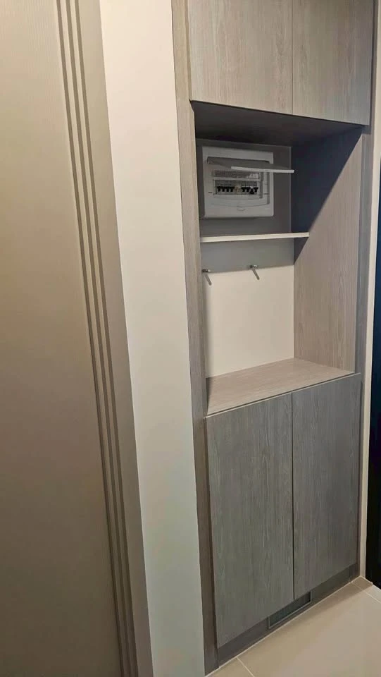 For rent: Ideo Ramkhamhaeng - Lam Sali Station, a nice room, comes with complete furniture and electrical appliances, just bring your bags and move in