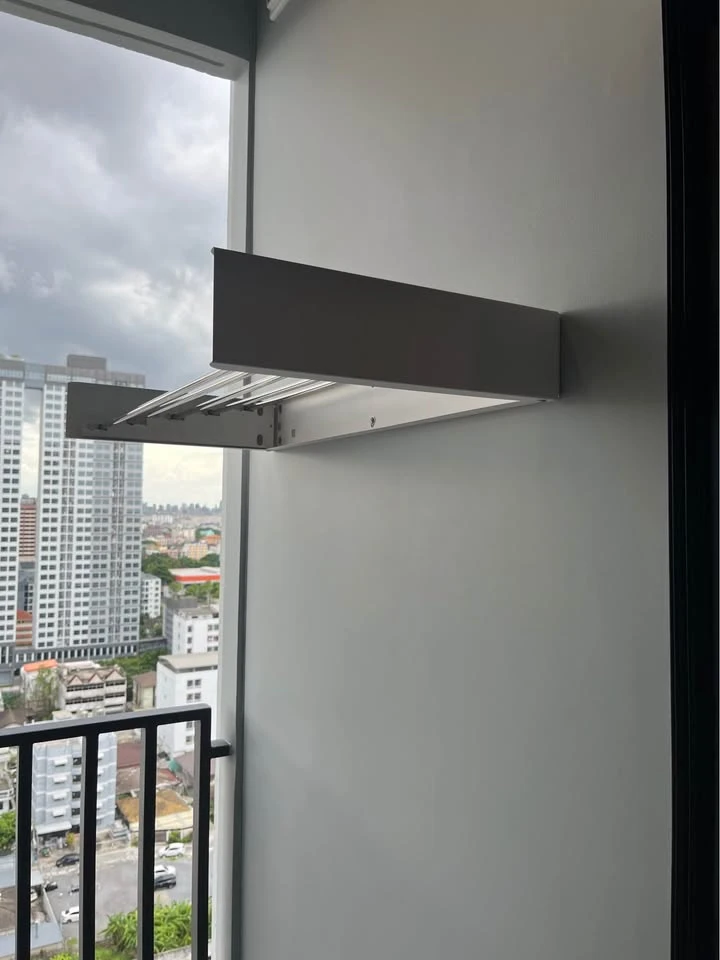 For rent: Ideo Ramkhamhaeng - Lam Sali Station, a nice room, comes with complete furniture and electrical appliances, just bring your bags and move in