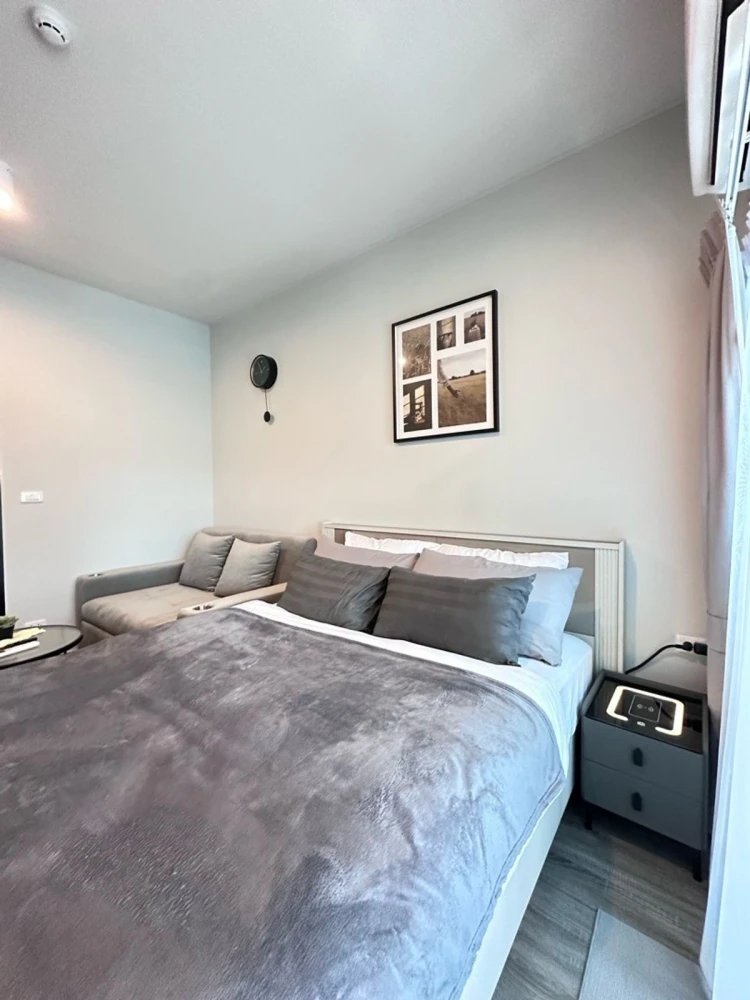 For Rent: Ideo Ramkhamhaeng - Lam Sali Station. Lovely, fully furnished unit—book now!