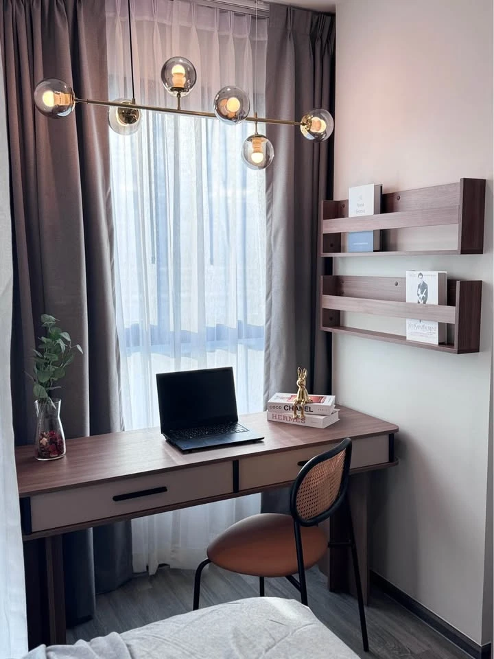 For rent: Ideo Ramkhamhaeng - Lam Sali Station, beautiful room, fully furnished, reserve now.