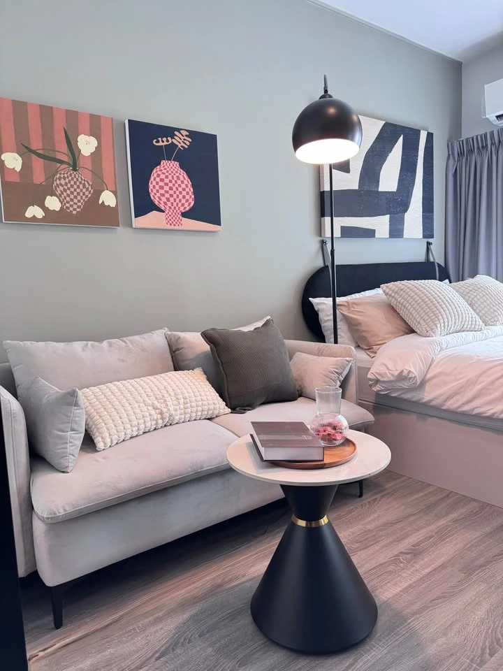 For rent: Ideo Ramkhamhaeng - Lam Sali Station, beautiful room, fully furnished, reserve now.