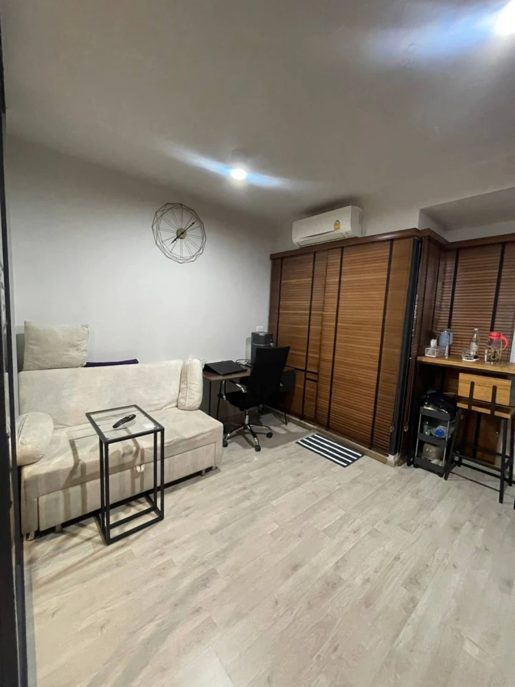 For rent: Ideo Ratchada-Sutthisan, ready to move in, fully furnished, high floor. Book now!