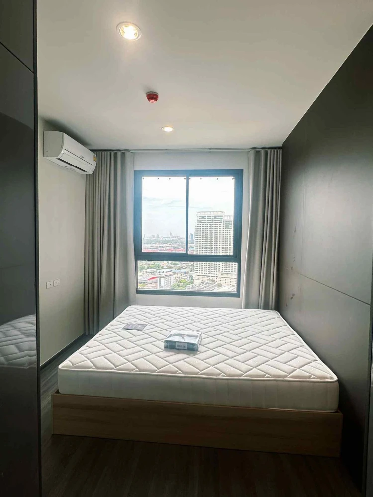 For rent: Ideo Sukhumvit - Rama 4, 25th floor, Bang Krachao curve view, fully furnished, nice to live in, reserve now.