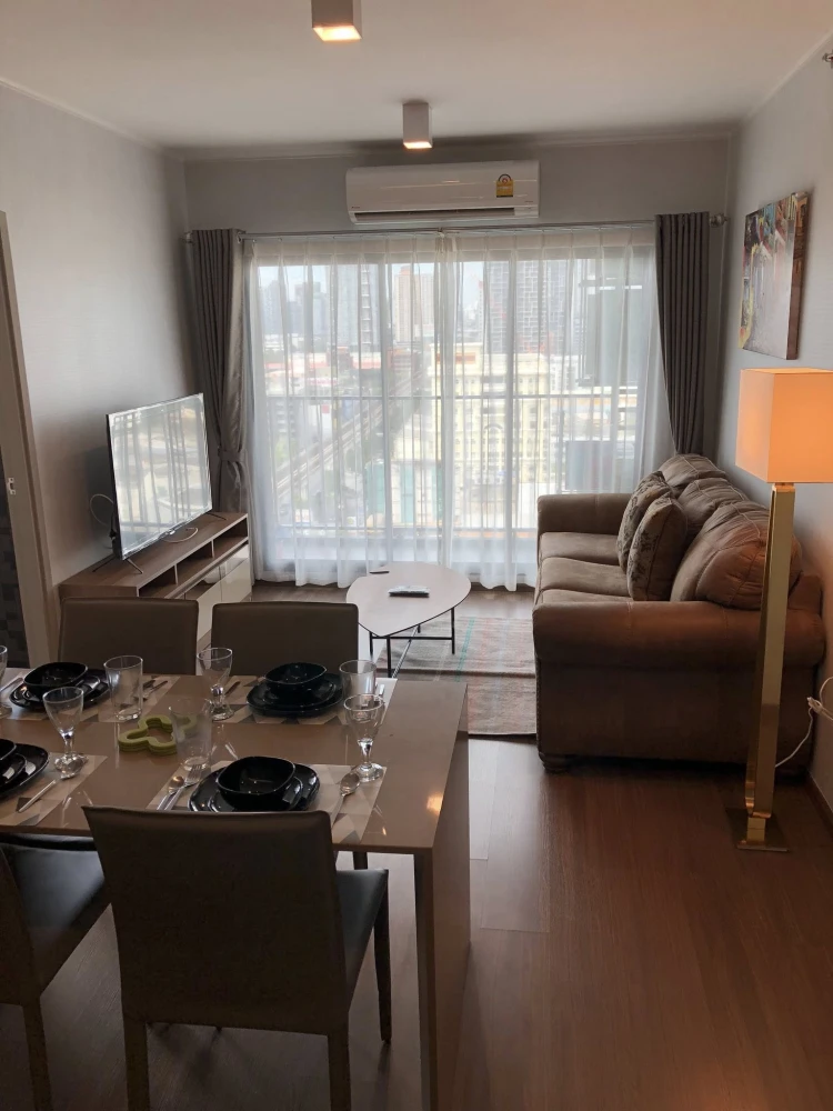 For rent: Ideo Sukhumvit 93, 16th floor, open view, fully furnished, fully equipped with furniture, very worth booking.