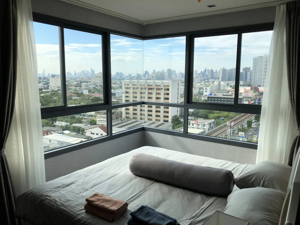 For rent: Ideo Sukhumvit 93, 16th floor, open view, fully furnished, fully equipped with furniture, very worth booking.