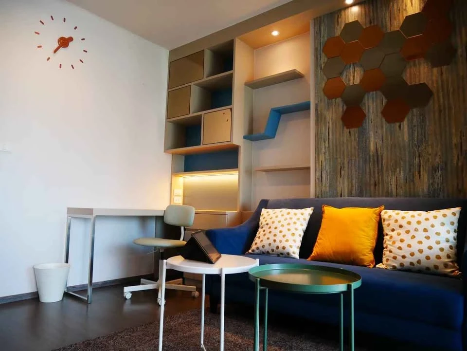 Ideo Sukhumvit 93 condo for rent. Fully and beautifully decorated with built-in furnishings—everything you need for convenient living is right here. B