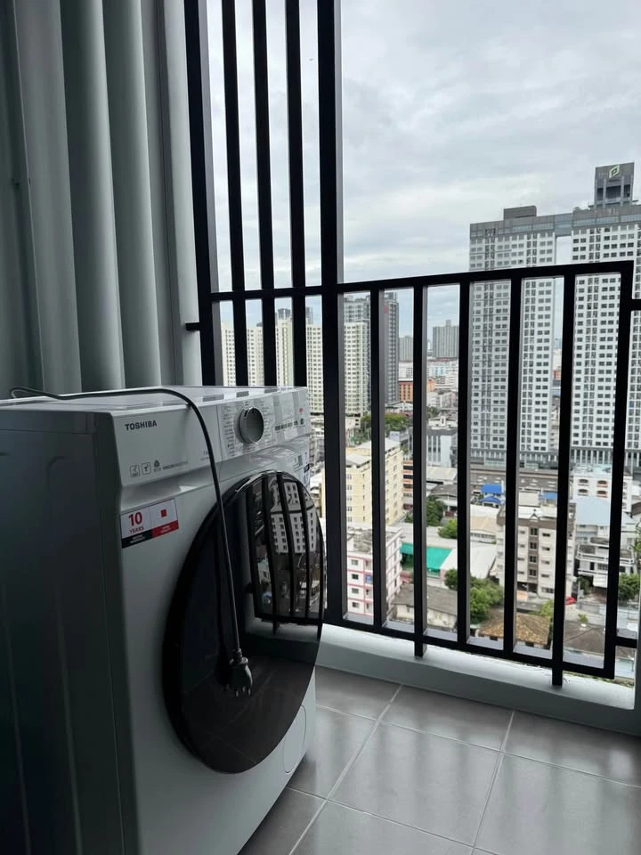 For rent: Ideo Ramkhamhaeng - Lamsalee Station, Studio room, fully furnished, book now!