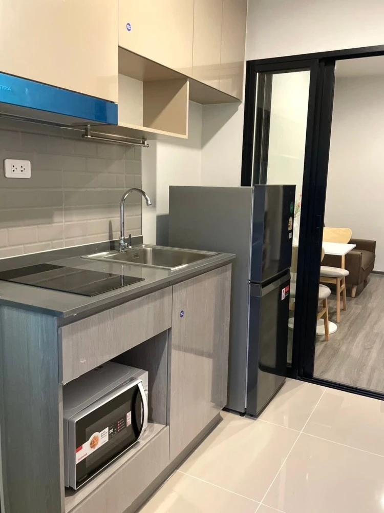 For rent: IDEO Ramkhamhaeng Lamsali, a lovely unit on the 19th floor with a great view. Fully furnished with appliances; just bring your belongings an