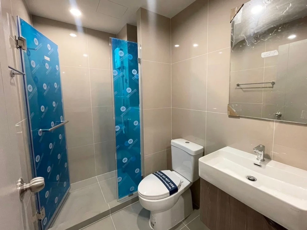 For rent: IDEO Ramkhamhaeng Lamsali, a lovely unit on the 19th floor with a great view. Fully furnished with appliances; just bring your belongings an
