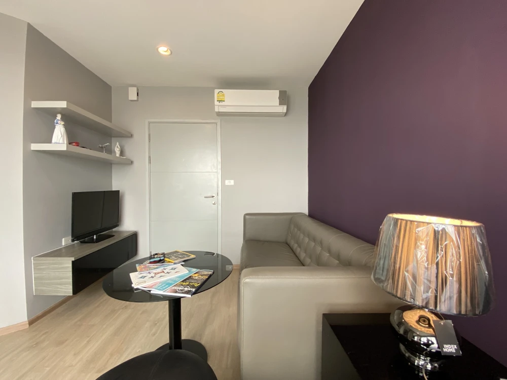 For rent: IDEO Wutthakat, top floor (31st floor), fully furnished, north-facing unit (not hot), great unblocked view. Don't miss out!