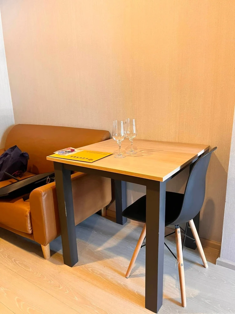 For rent: Ideo Sukhumvit 115, fully furnished + washing machine, 12th floor, facing the Three-Headed Elephant statue. Ready to move in.