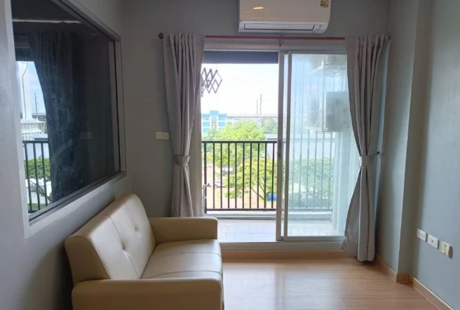 For rent: J Condo Rama 2, 7th floor, beautiful view, corner room, fully furnished, ready to move in. Interested? Reserve now, don't wait.
