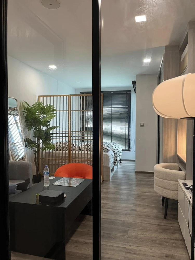 For rent: Kave Embryo Rangsit, 3rd floor, good corner room, comes with complete decorations, book now.