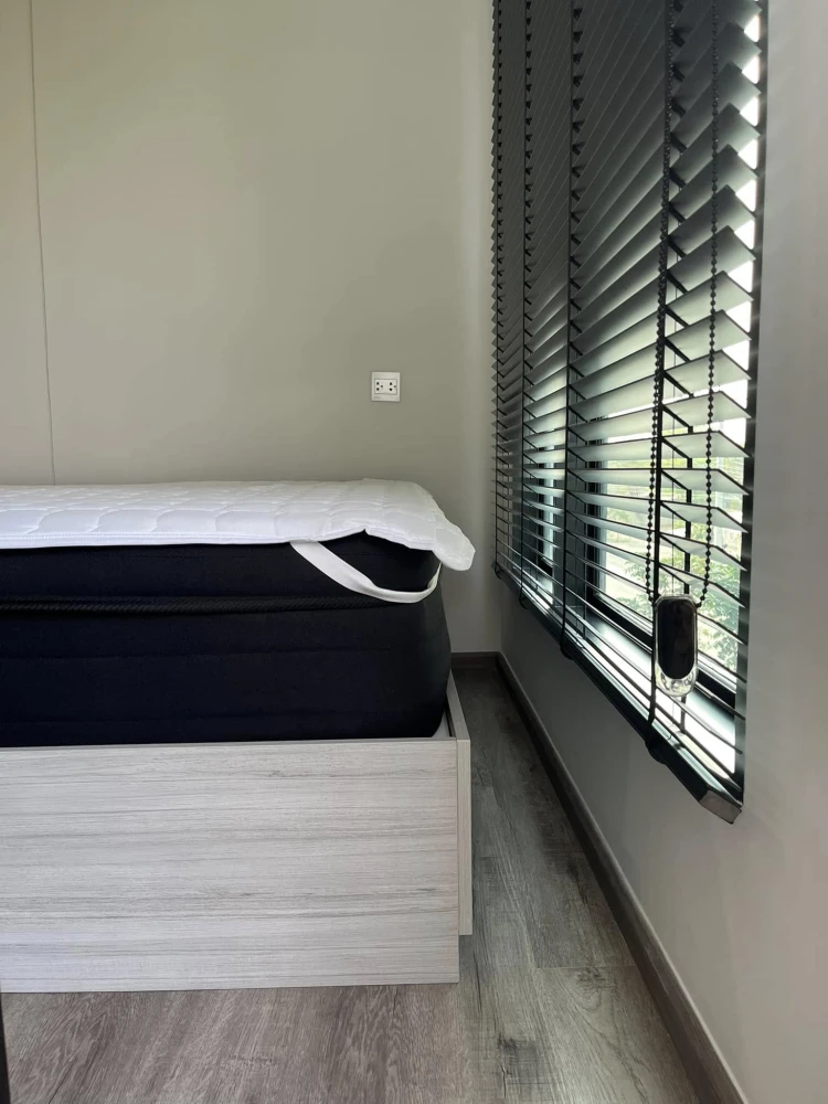 For rent: Kave Embryo Rangsit, 3rd floor, good corner room, comes with complete decorations, book now.