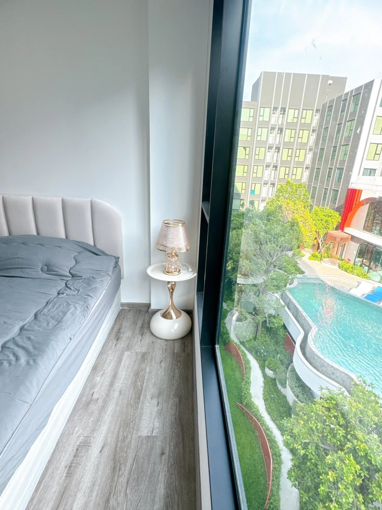 For rent: Kave Embryo Rangsit, 5th floor, swimming pool view, fully furnished, ready to move in, book now, don't miss out.