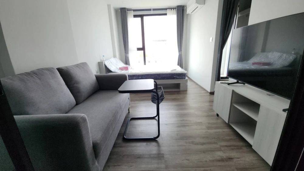 Condo for rent at Kave Embryo Rangsit, 6th floor. Nice and fully furnished. Book now!